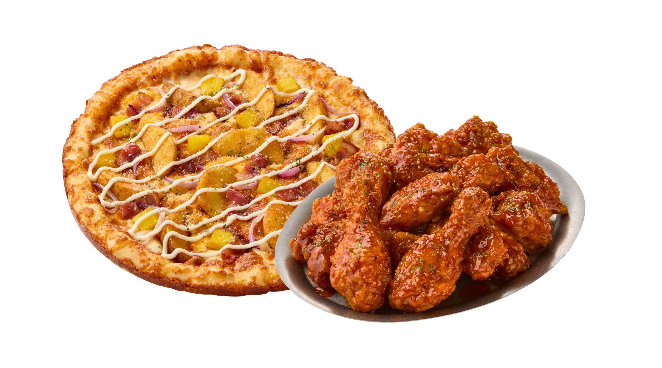 포테이토 + 양념치킨