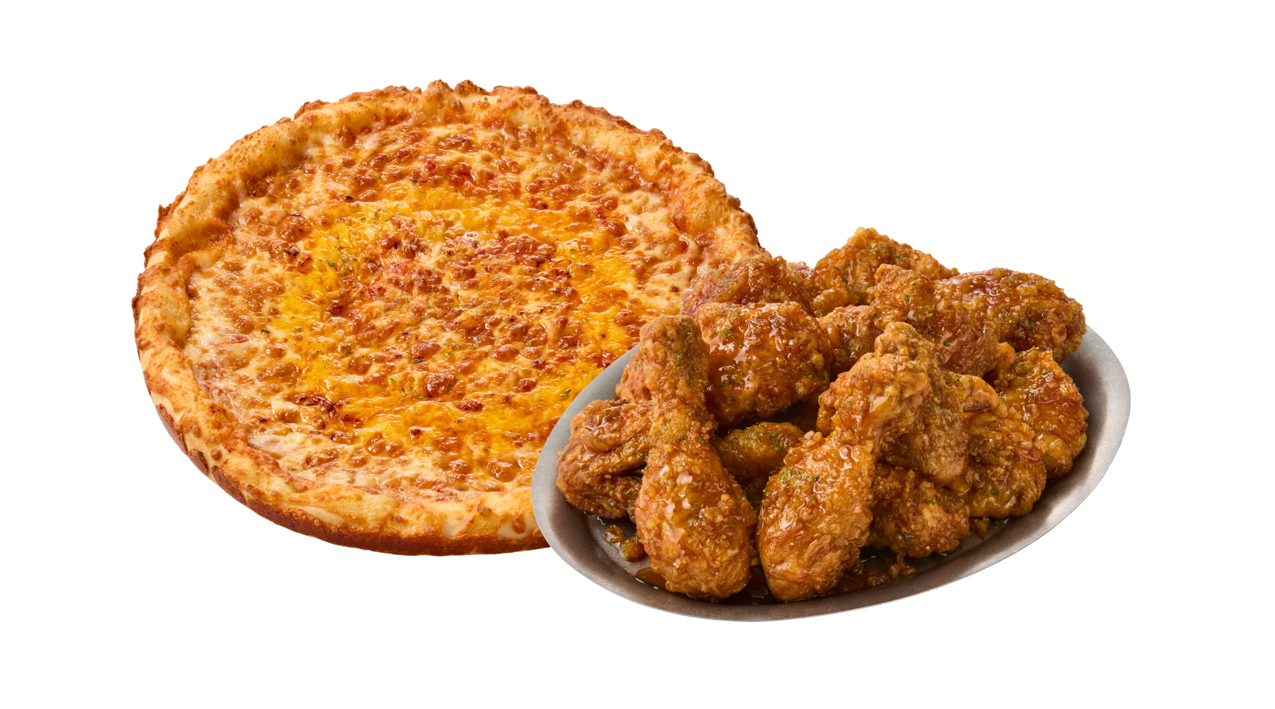 피치 치즈 + 허니간장치킨