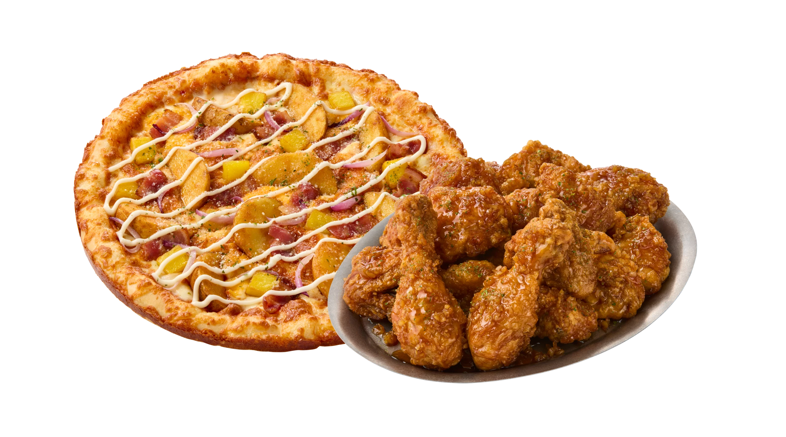 포테이토 + 허니간장치킨
