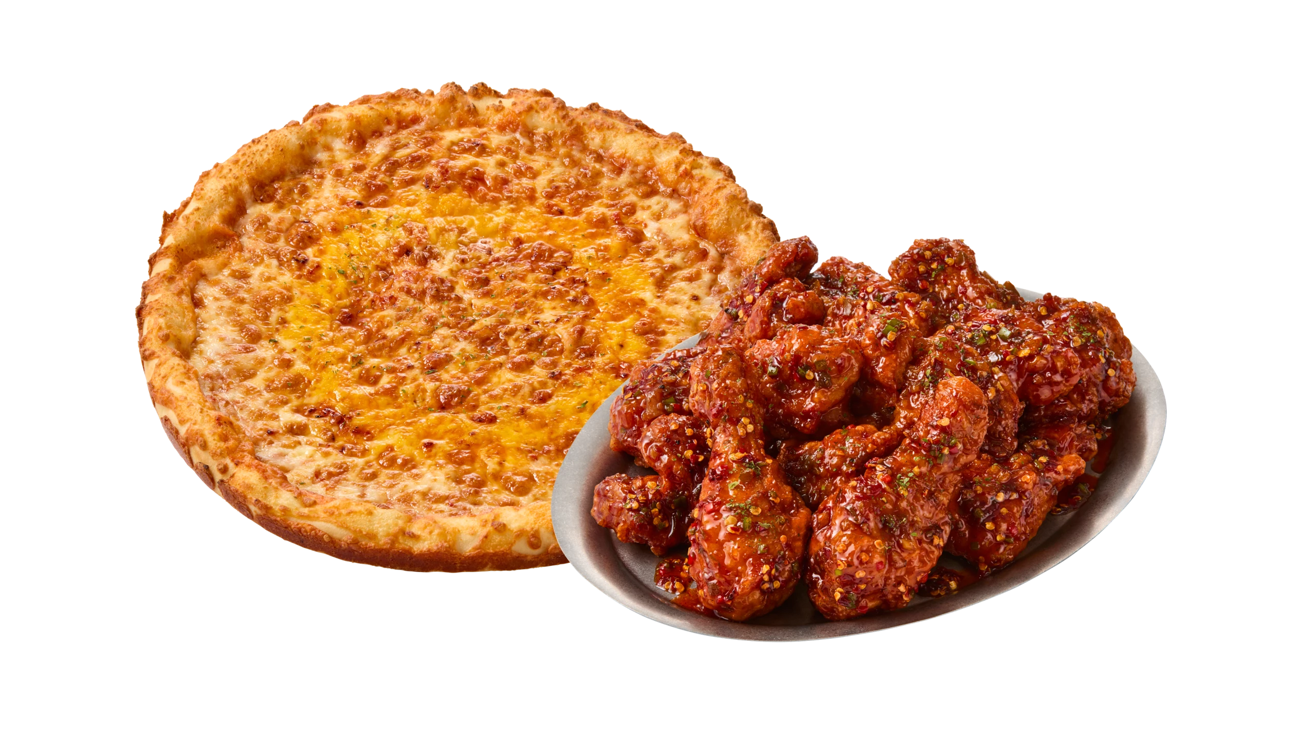 피치 치즈 + 마라치킨