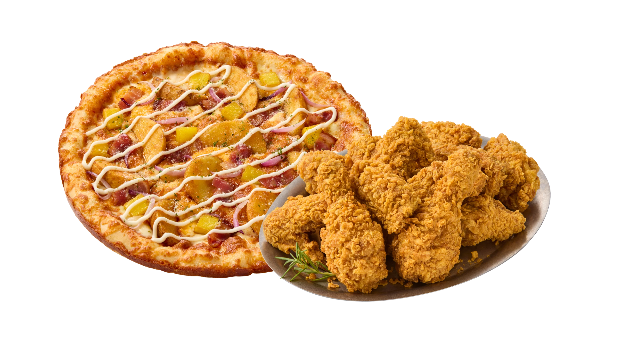 포테이토 + 크리스피 후라이드 치킨